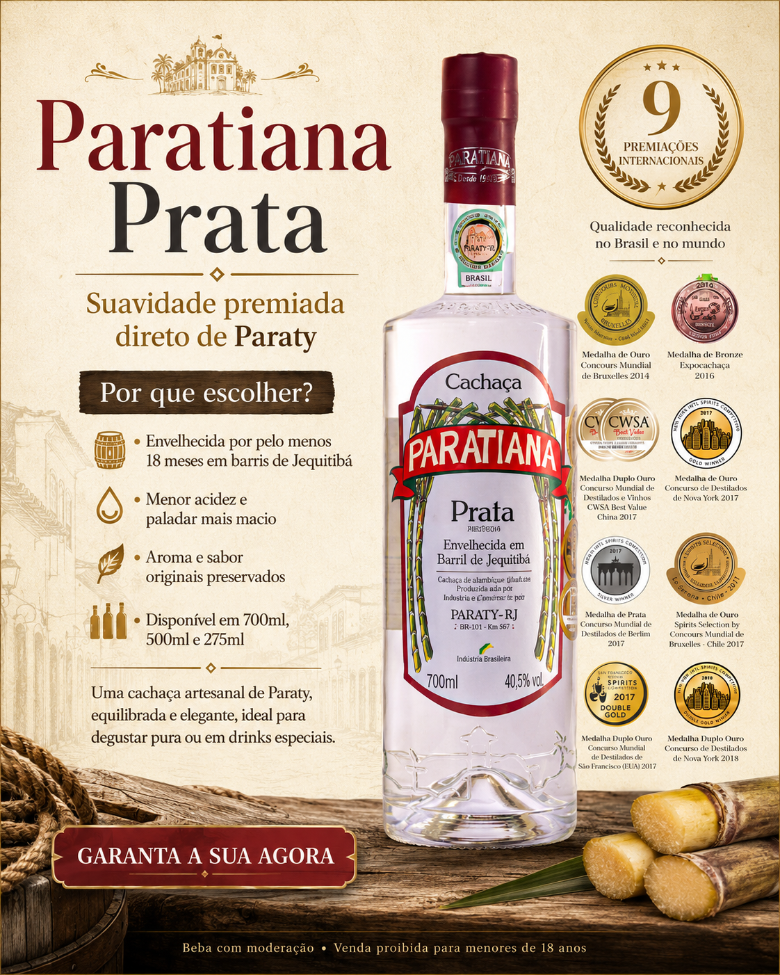 Paratiana Prata 700 ml